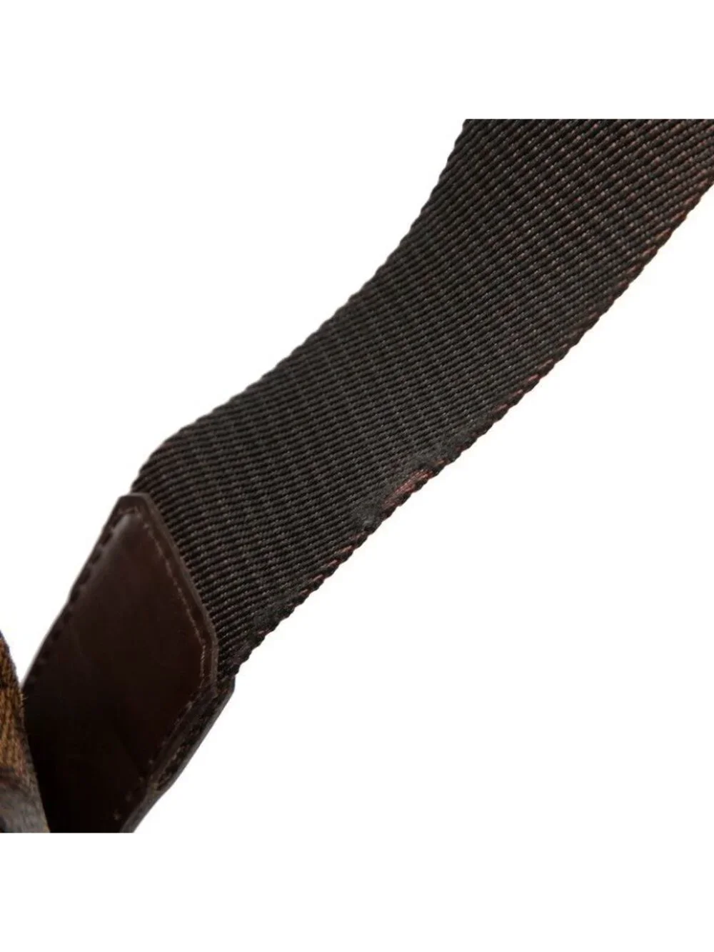 Louis Vuitton Damier Naviglio Crossbody Shoulder Bag Brown Leather
